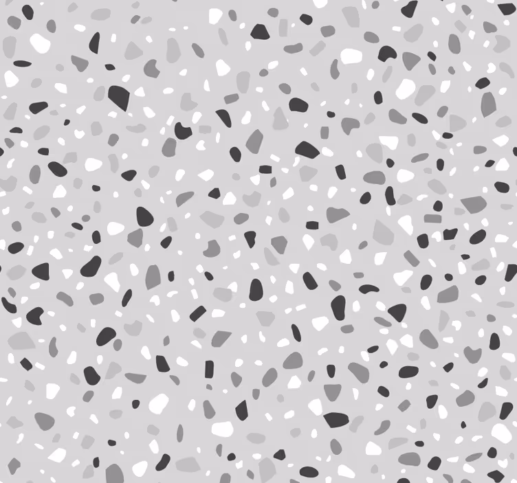 Terrazzo geïnspireerd behang patronen - TenStickers