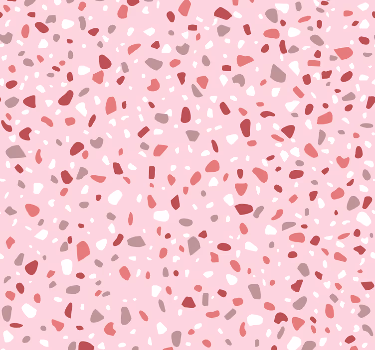 Terrazzo-textuur stippen behang - TenStickers