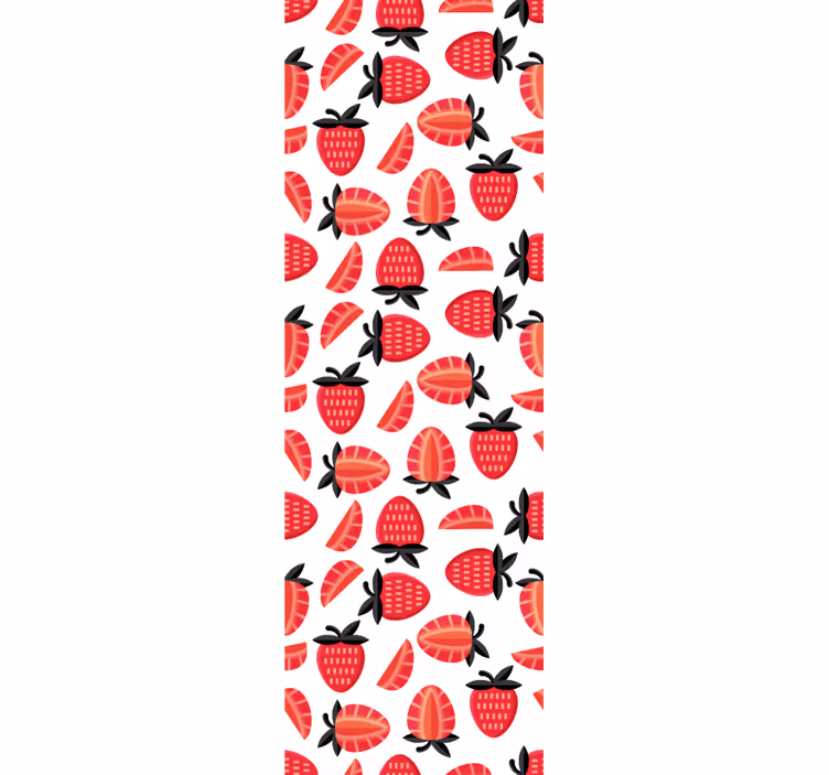 Bessenpatroon natuur behang - TenStickers