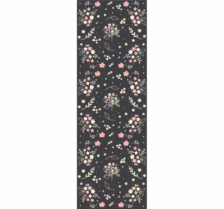 Bloemige botanische charme behang bloemen - TenStickers