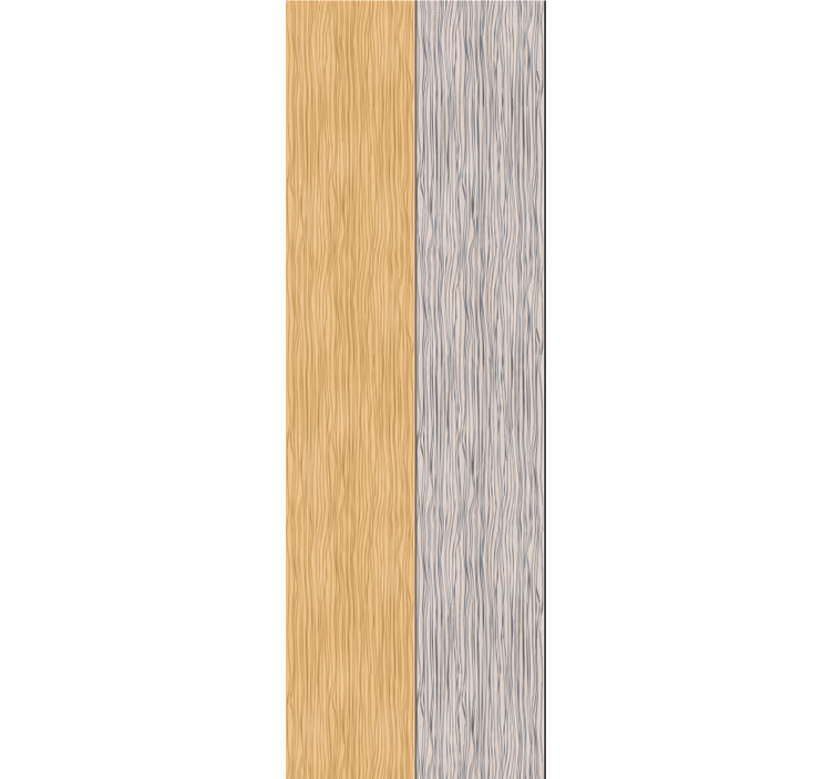Houten streeppatroon hout behang - TenStickers