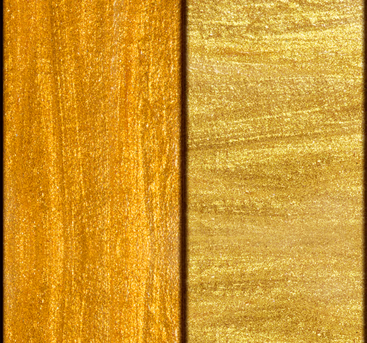 Slaapkamer behang met gouden patroon - TenStickers