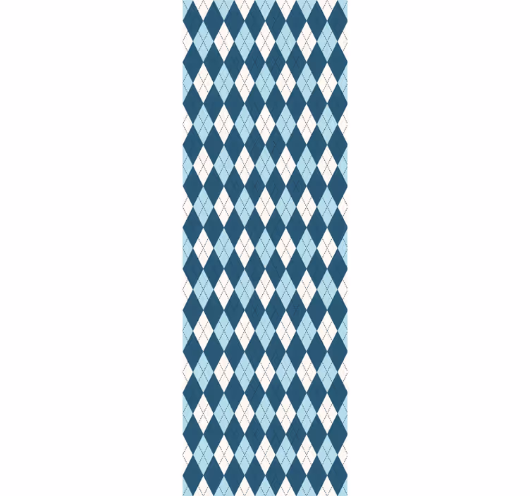 Diamanten harlekijn geometrisch behang - TenStickers