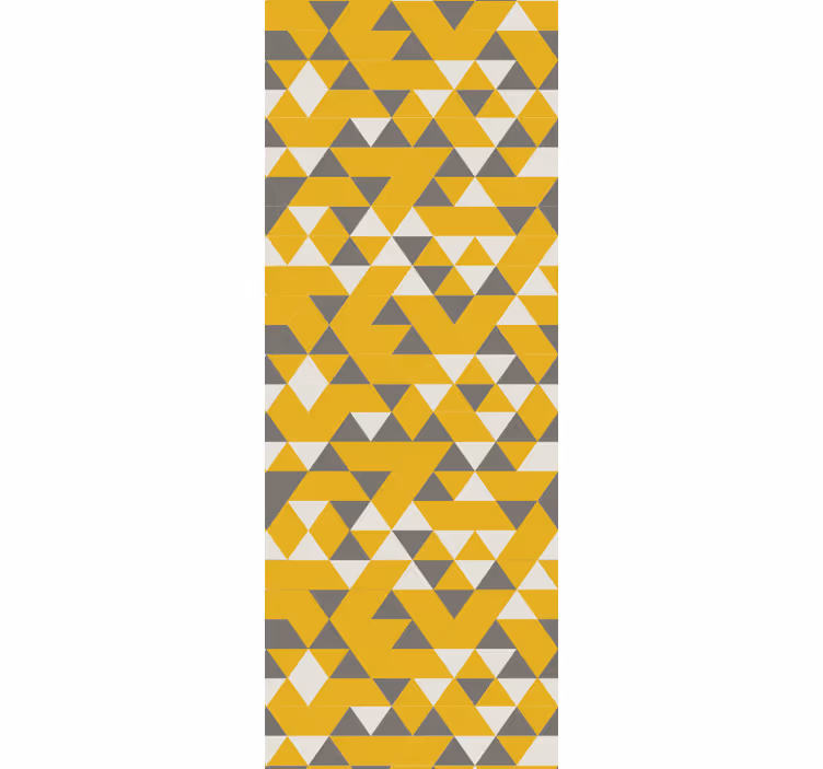 Geometrische driehoekcombinatie geometrisch behang - TenStickers