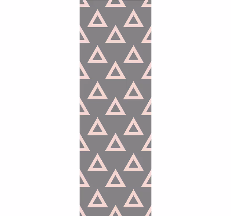 Driehoekige motieven geometrisch behang - TenStickers