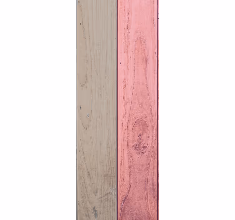Getextureerde houten panelen hout behang - TenStickers