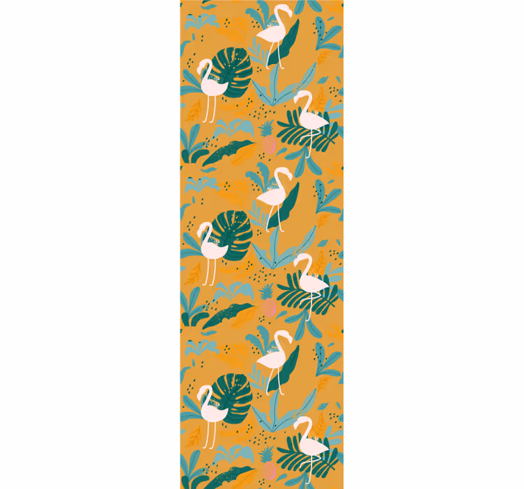 Flamingo tropisch dieren behang - TenStickers