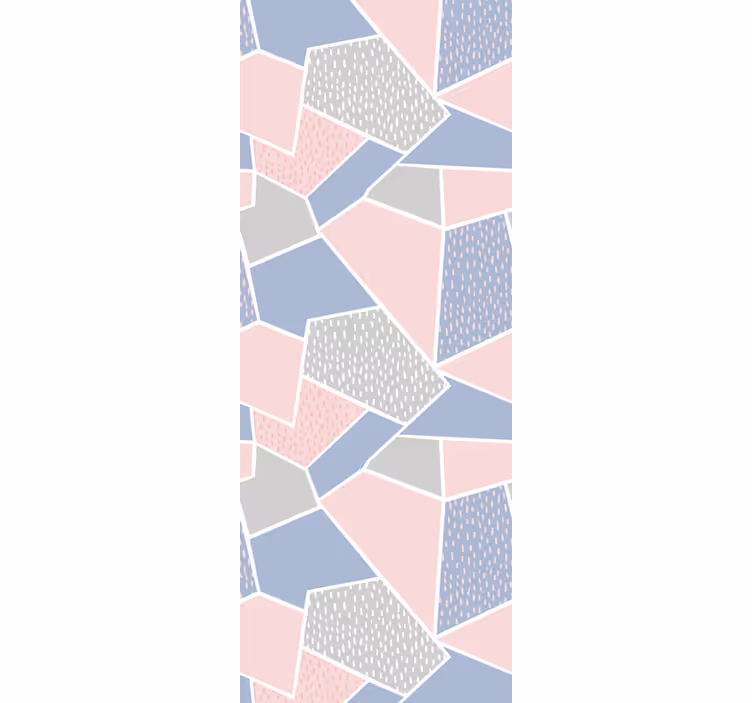 Geometrische collage geometrisch behang - TenStickers