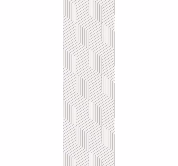 Lineair doolhofpatroon geometrisch behang - TenStickers