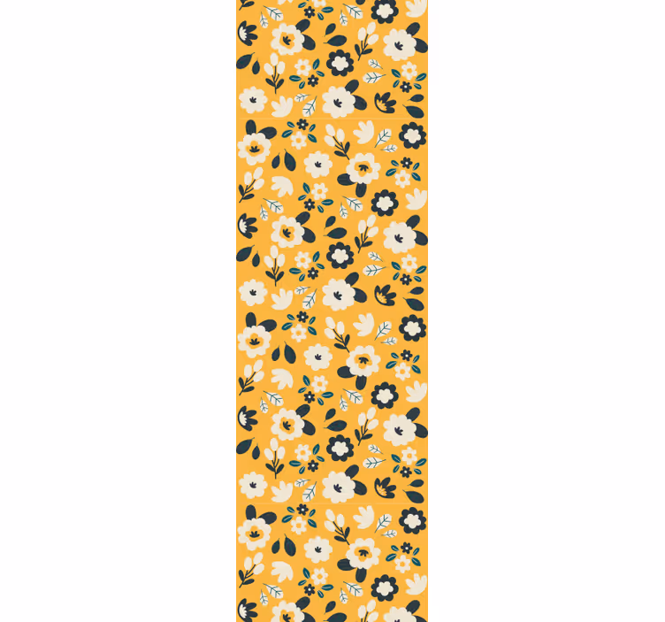 Behang bloemen slaapkameraccent - TenStickers