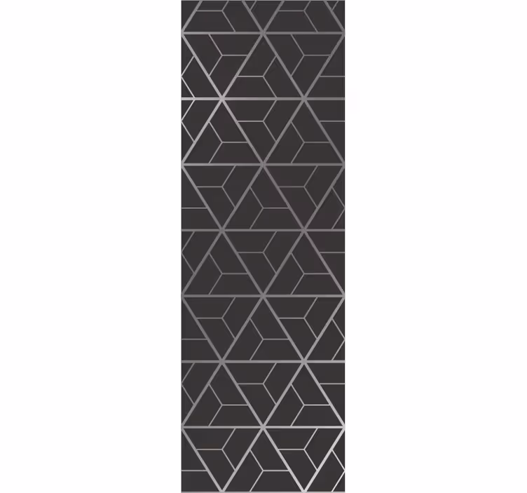 Geometrisch behang cubisme - TenStickers