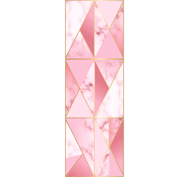 Geometrische marmerstructuur geometrisch behang - TenStickers