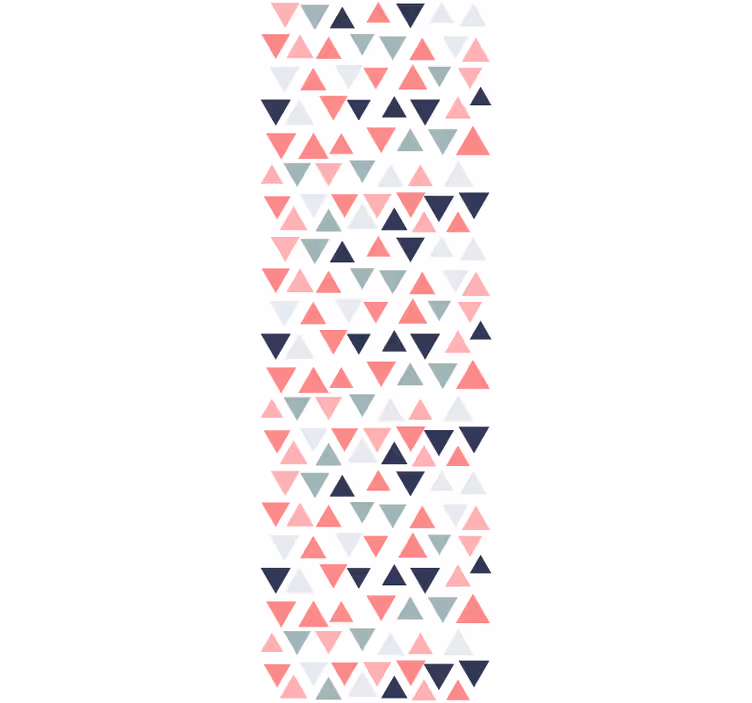 Geometrische driehoekstructuur geometrisch behang - TenStickers