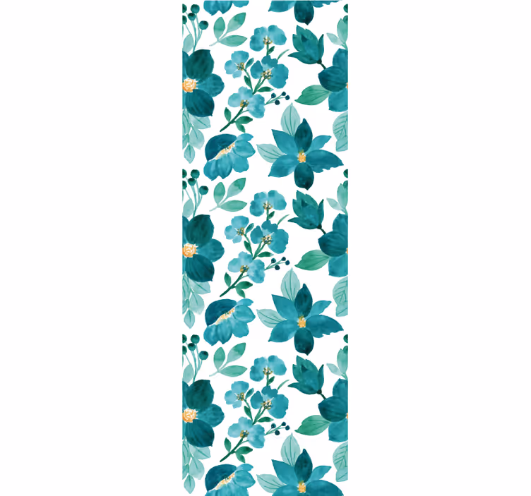 Bloemige botanische bloei behang bloemen - TenStickers