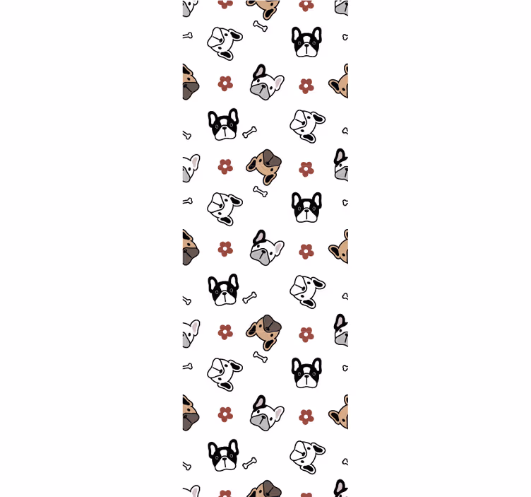 Behang honden doodle ensemble - TenStickers