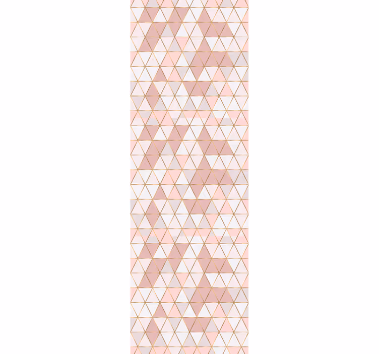 Geometrisch driehoekig behang driehoeken - TenStickers