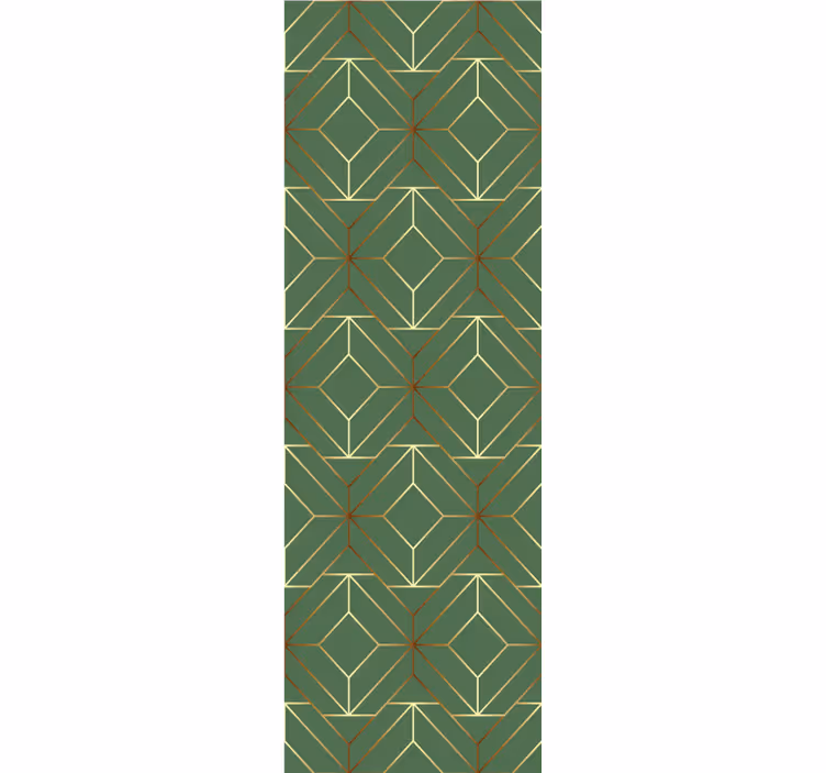 Abstracte diamantvormen geometrisch behang - TenStickers