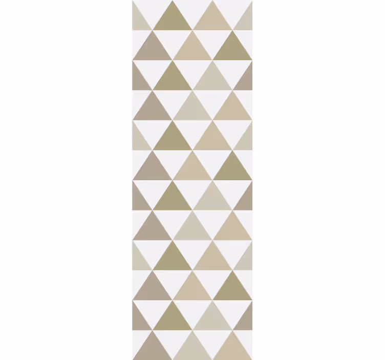 Driehoekige reeks geometrisch behang - TenStickers