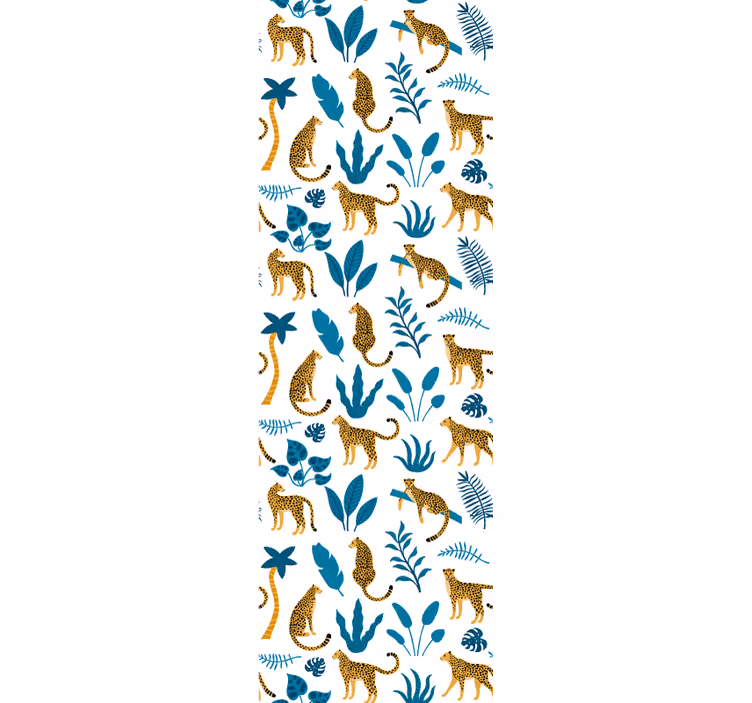 Jungle fauna flora dieren behang - TenStickers
