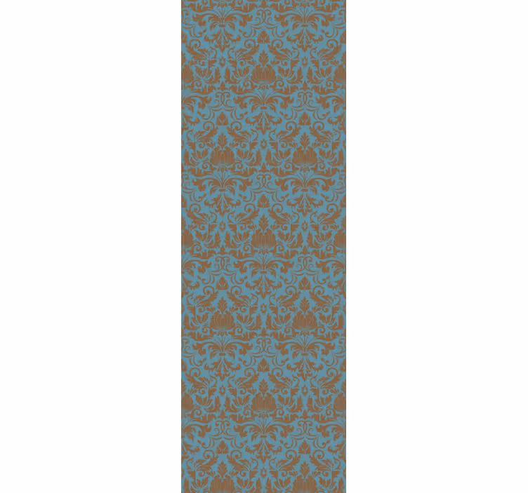 Behang barok met sierlijke loofmotieven - TenStickers