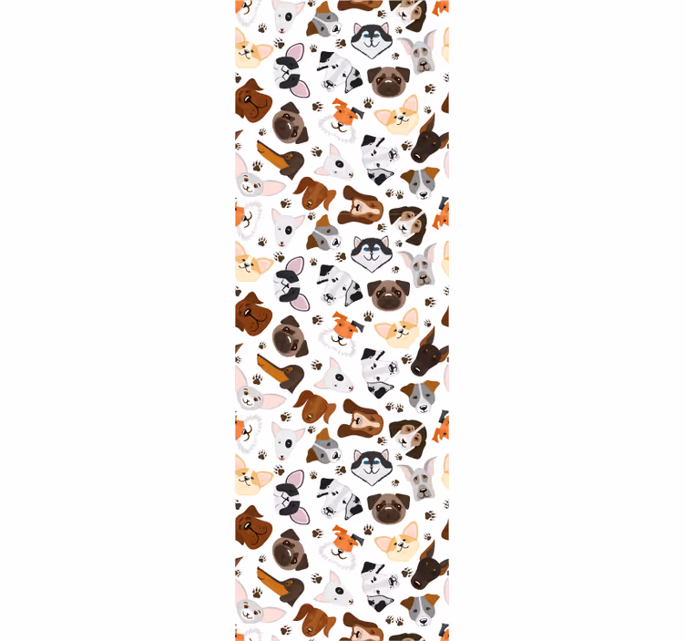 Hondencollectie behang honden - TenStickers