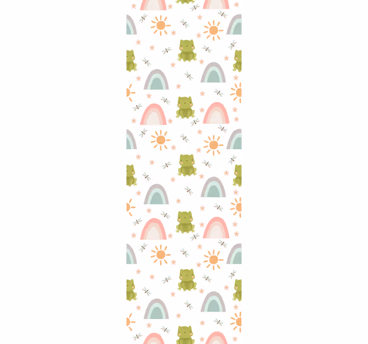 Speelse draken babykamer behang - TenStickers