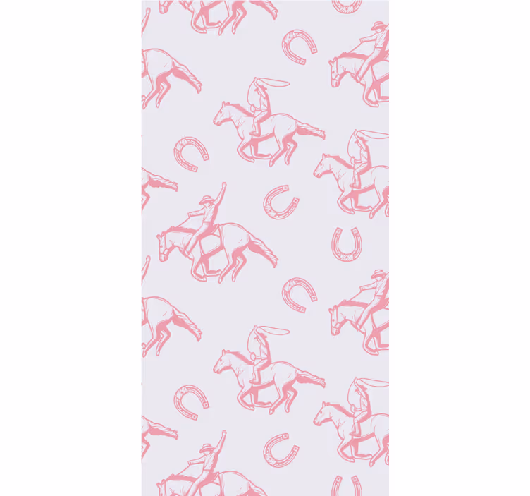 Paardensport charme behang paarden - TenStickers