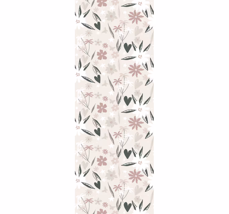 Bloemig botanisch behang bloemen - TenStickers