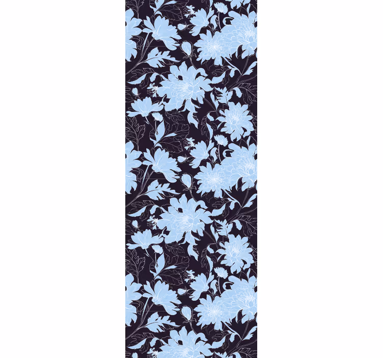 Behang bloemen met bloemenaccentpatroon - TenStickers