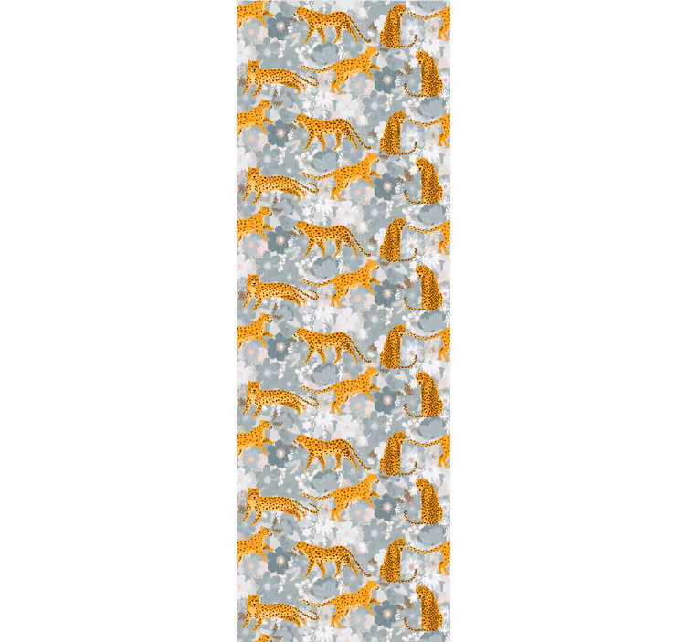 Luipaardmotief dieren behang - TenStickers
