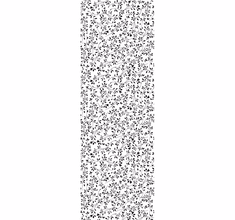 Bloemige complexiteit behang bloemen - TenStickers