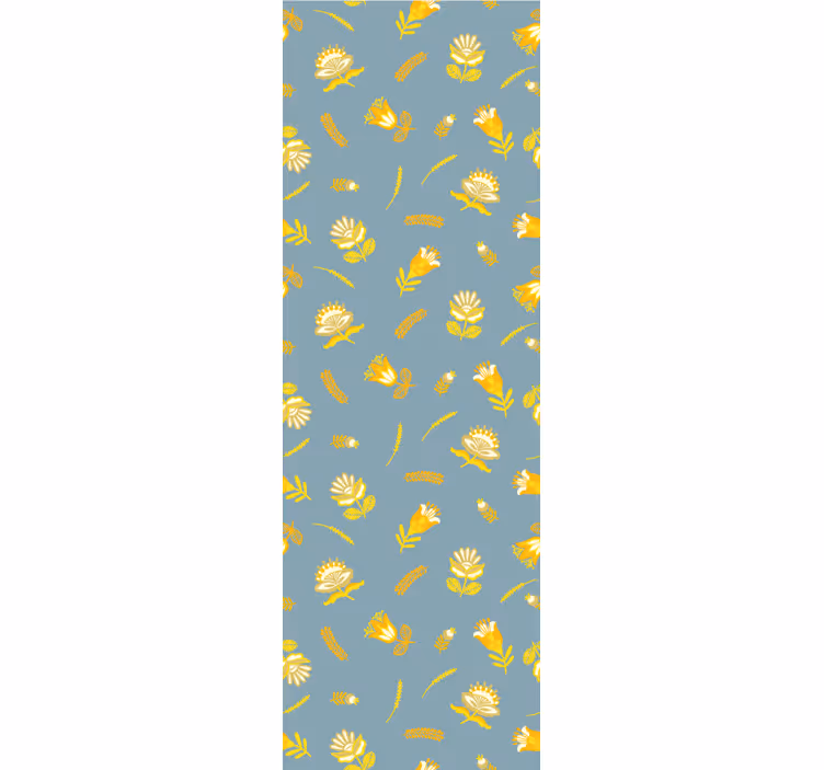 Bloemengenot behang bloemen - TenStickers