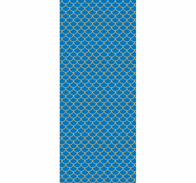 Geometrische schalen geometrisch behang - TenStickers