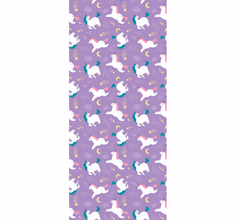Mythische wezens patroon dieren behang - TenStickers