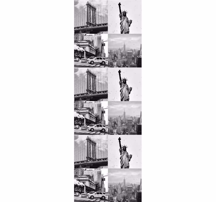 Stedelijke montage new york behang - TenStickers