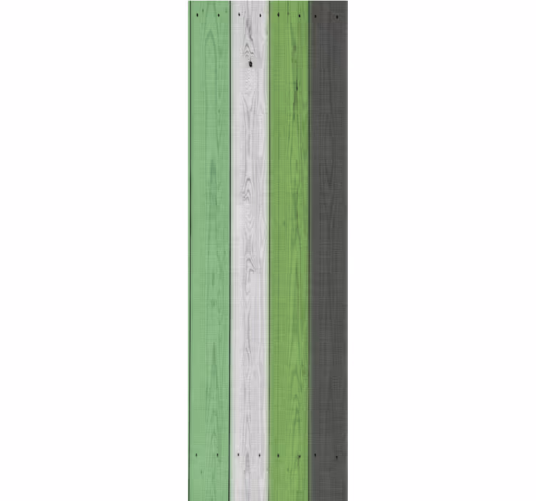 Gestreept houtpatroon hout behang - TenStickers