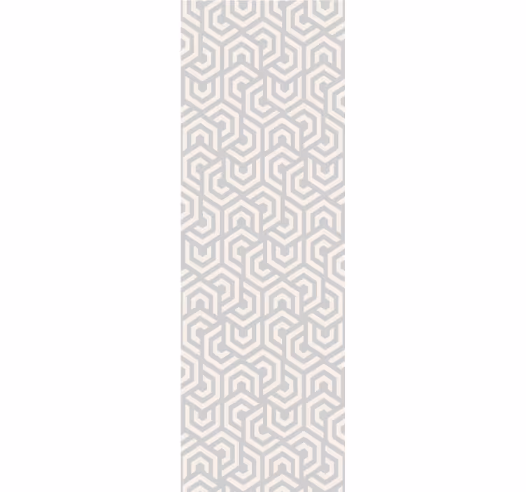 Labyrintisch patroon geometrisch behang - TenStickers