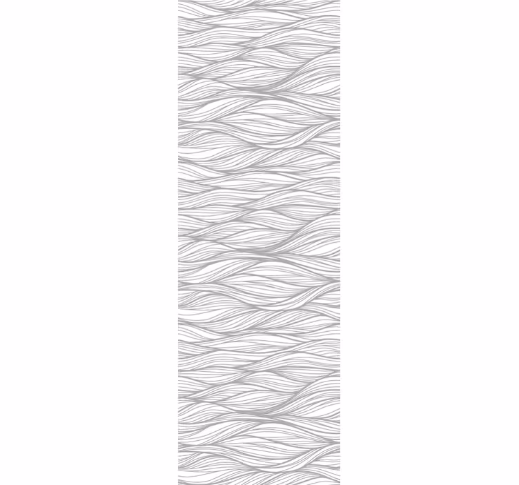Golvende lijnen abstract behang - TenStickers