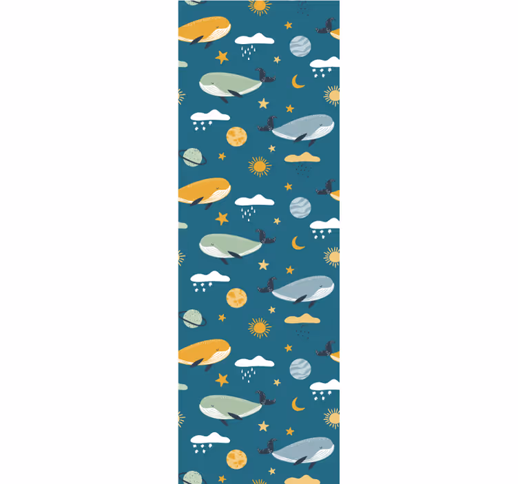 Hemelse zeppelins sterren behang - TenStickers