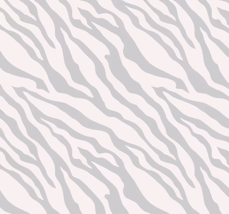 Vliesbehang Lichtgrijs zebrapatroon - TenStickers