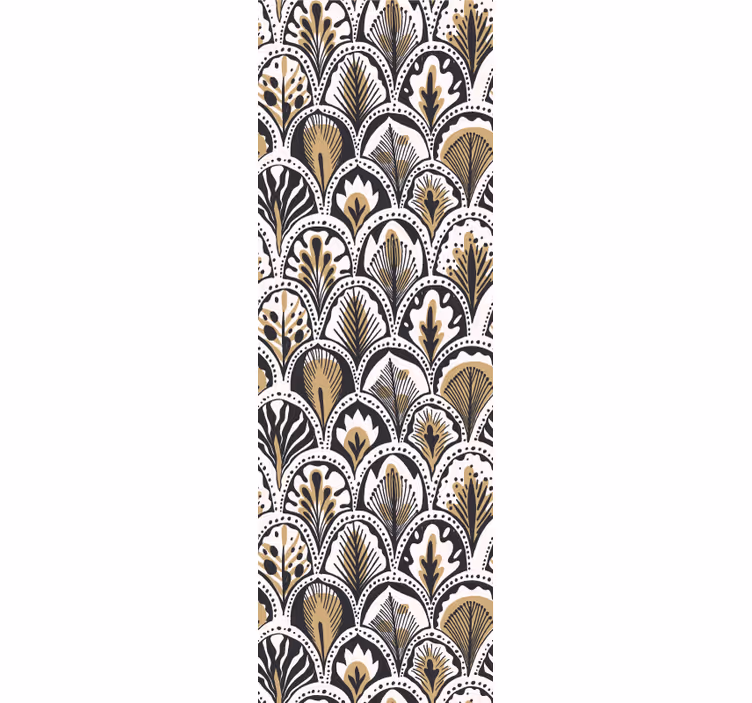 Decoratieve gatsby sierlijk behang - TenStickers