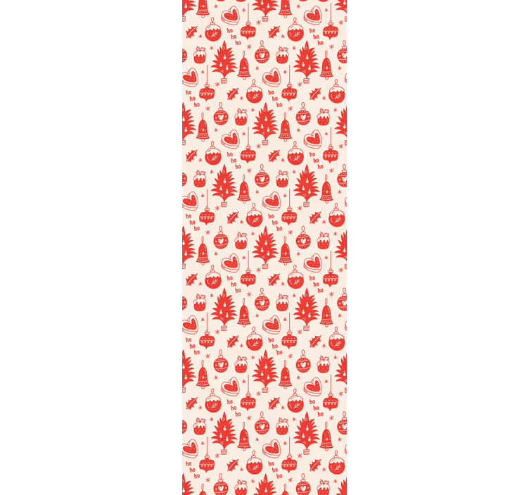 Patronen voor het feestelijke seizoen behang kerst - TenStickers
