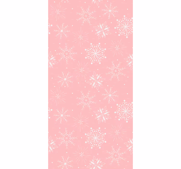 Feestelijke rendierscène behang kerst - TenStickers