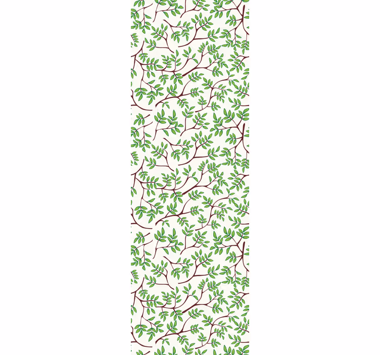 Botanische takken behang bladeren - TenStickers