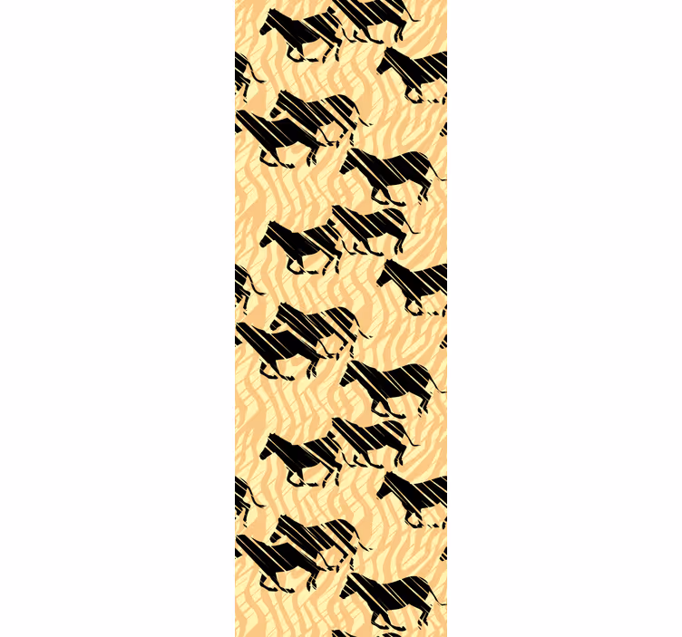 Zebrapatroonmotief dieren behang - TenStickers