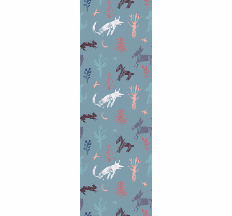 Boswezenmotief dieren behang - TenStickers