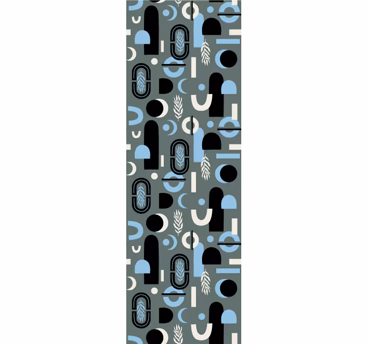 Geometrische vormencollage behang modern - TenStickers
