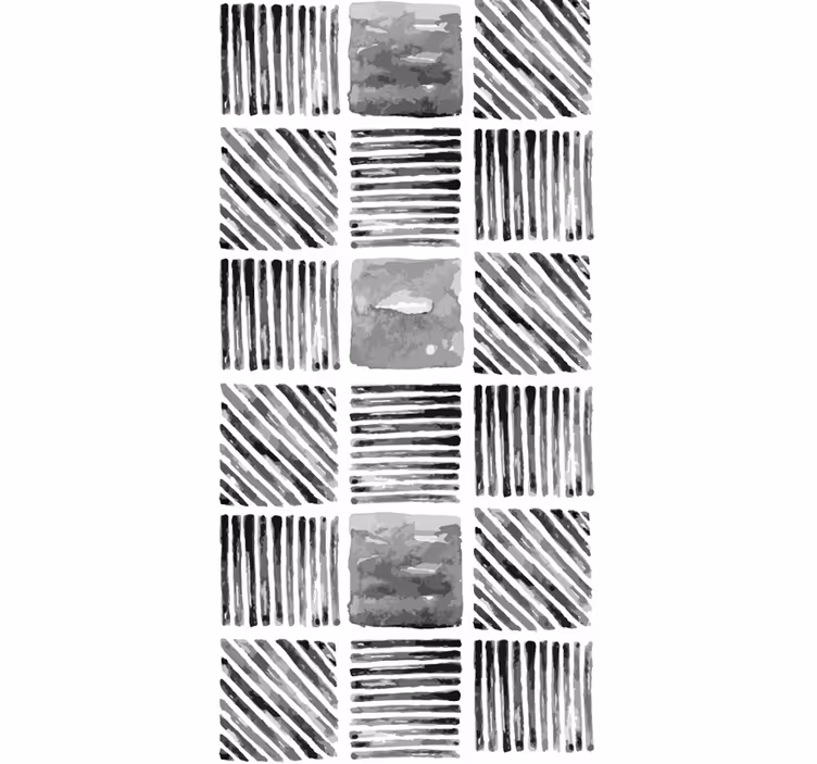 Abstracte geometrische blokken geometrisch behang - TenStickers