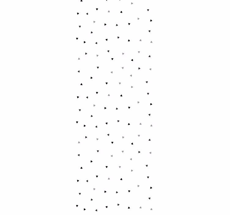 Verspreide driehoeken geometrisch behang - TenStickers