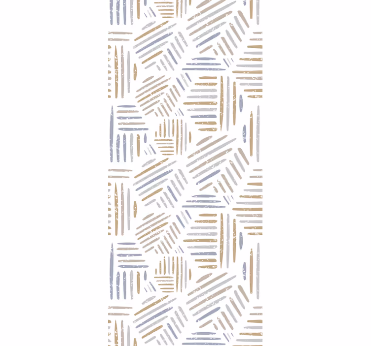 Abstract lineair patroon geometrisch behang - TenStickers
